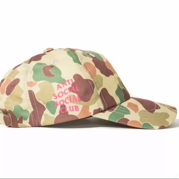 Anti Social Social Club Camo Cap - Picture 2 of 5